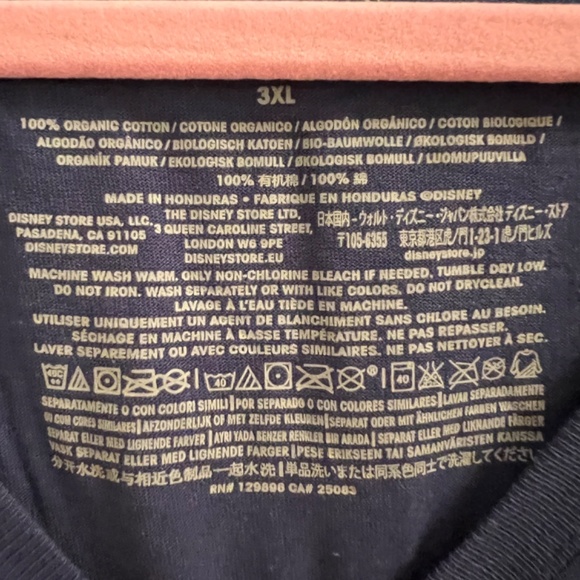 Disney Store Princess plus size tee NEW 3X Navy - Picture 3 of 10